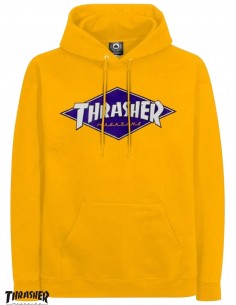 Thrasher Diamond Logo Gold...